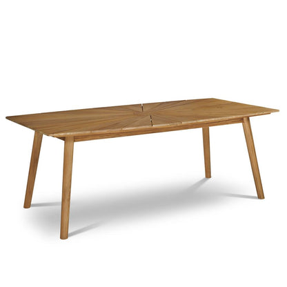 Cambria Rectangular Teak Outdoor Dining Table-Outdoor Dining Tables-HiTeak-Sideboards and Things