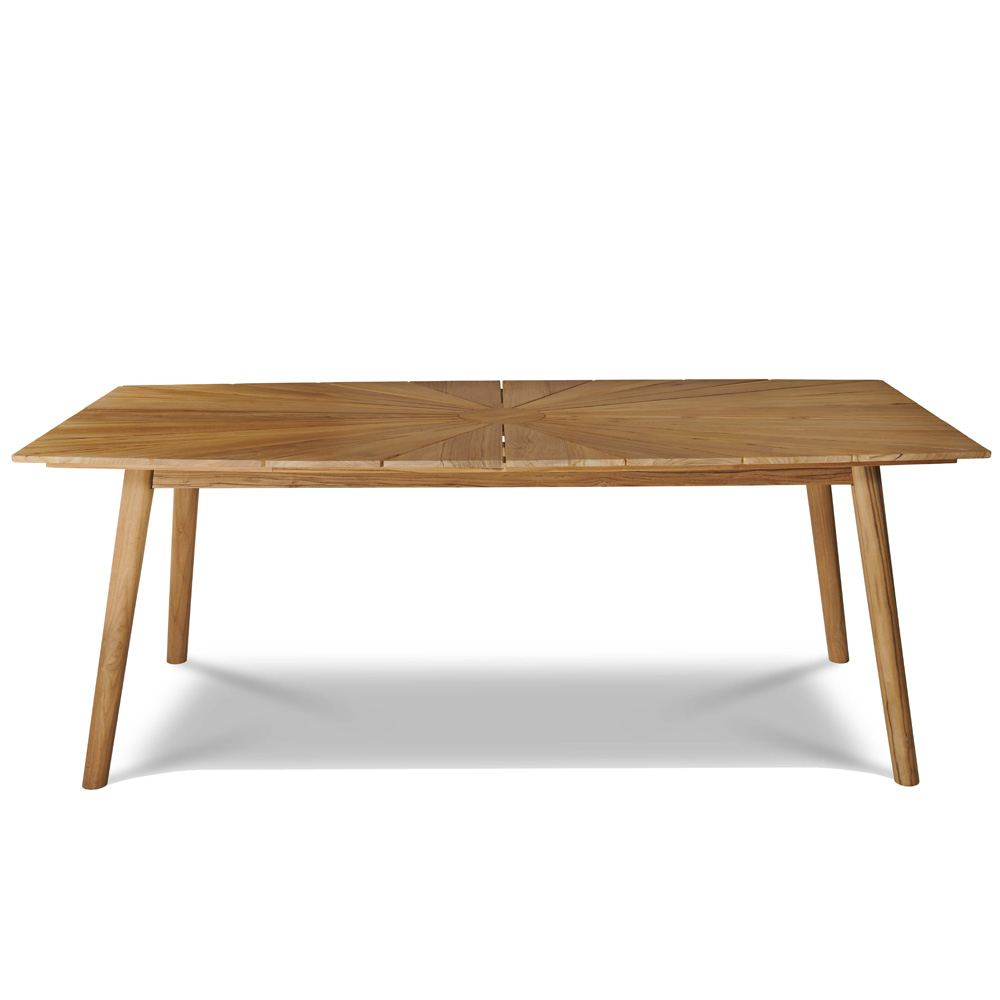 Cambria Rectangular Teak Outdoor Dining Table-Outdoor Dining Tables-HiTeak-Sideboards and Things