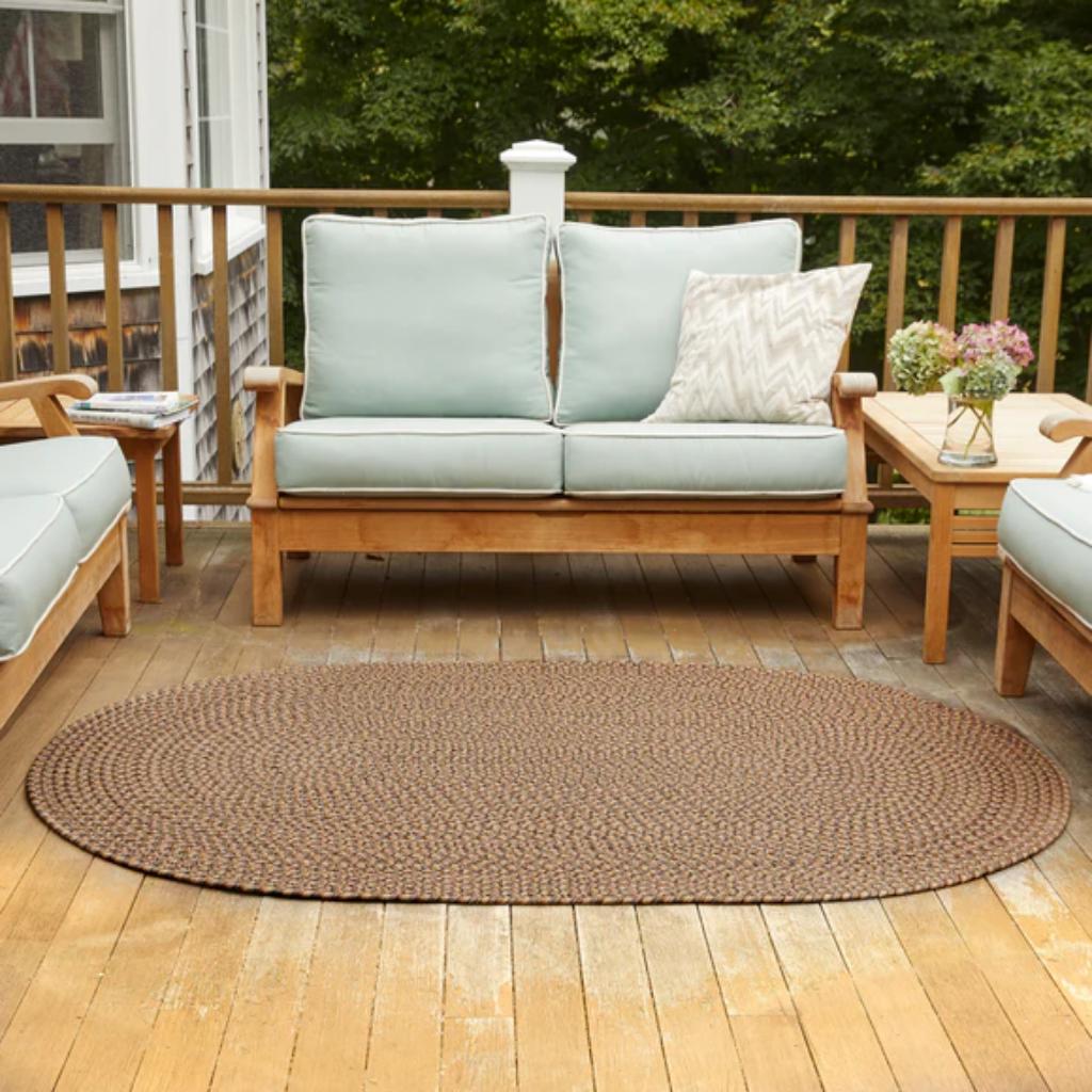 Rhody Rug Camden Braided Oval Reversible Indoor-Outdoor Rugs