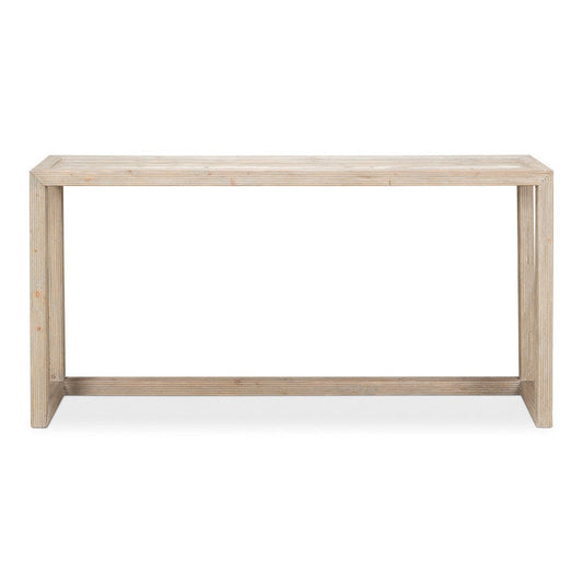 Camden Console Table Grey Finish Pine Wood-Console Tables-Sarreid-LOOMLAN