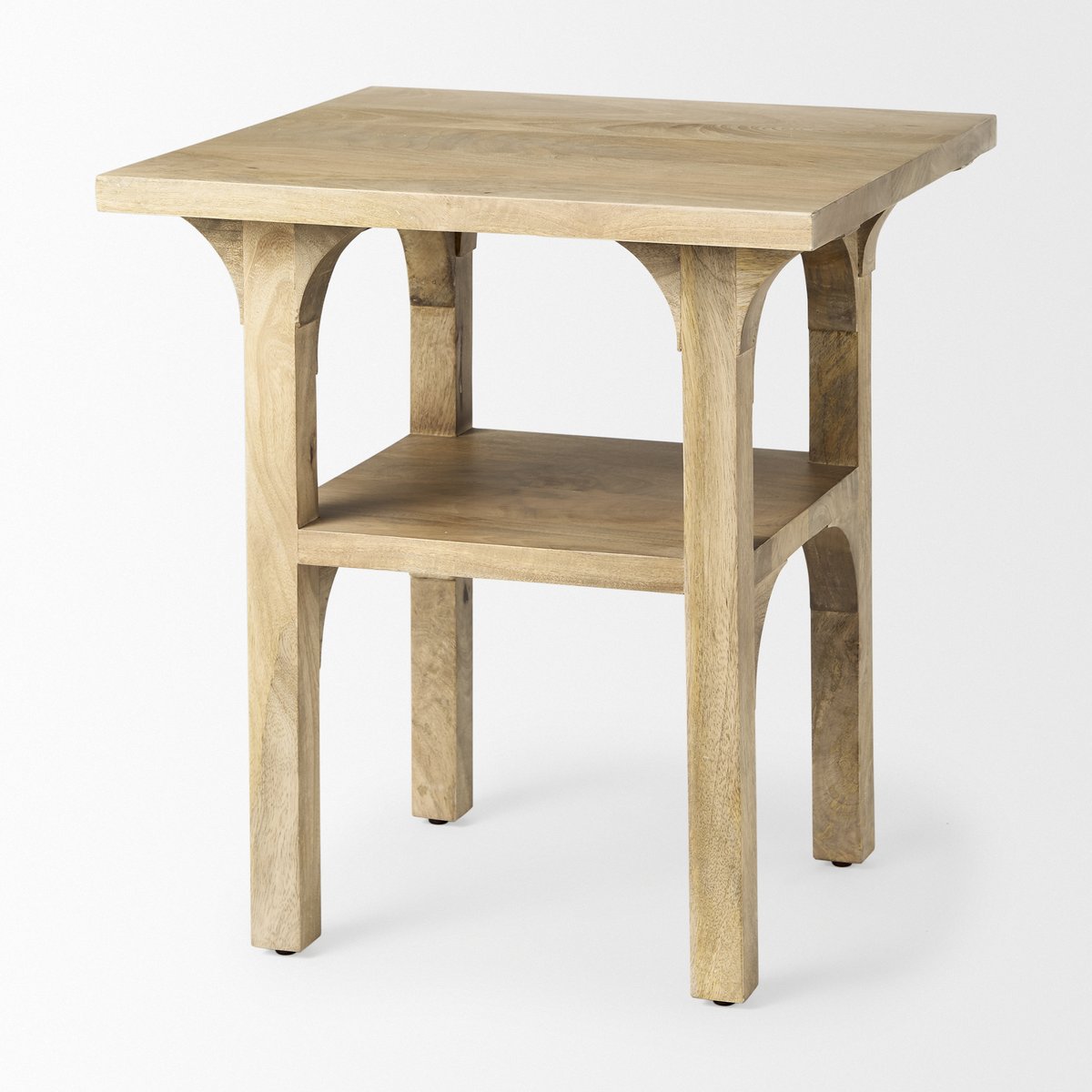 Mercana Candace Wooden Square Accent Table