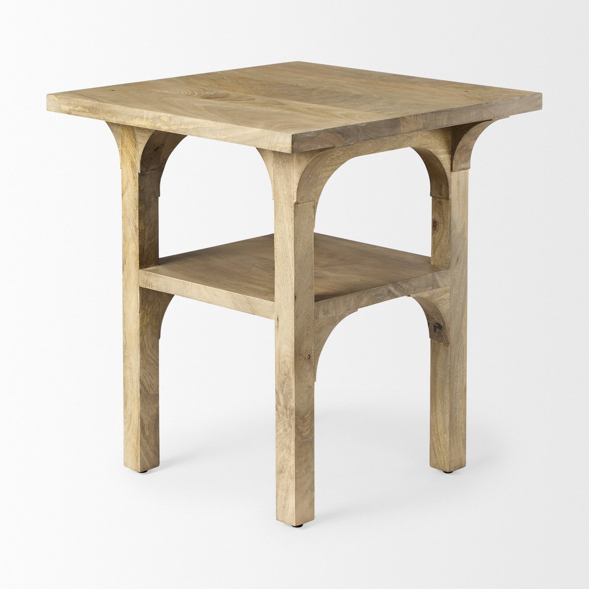 Mercana Candace Wooden Square Accent Table