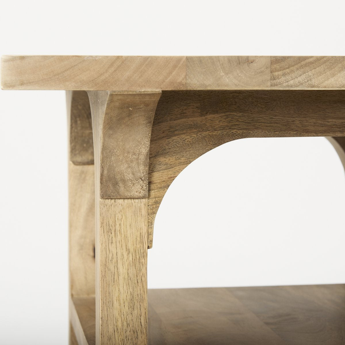 Mercana Candace Wooden Square Accent Table