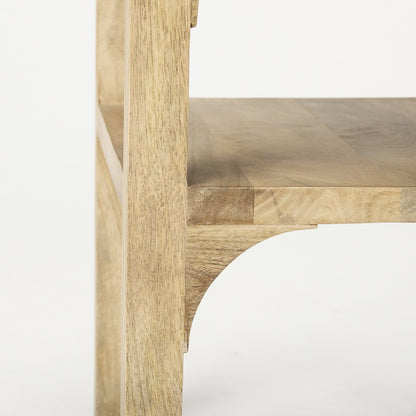 Mercana Candace Wooden Square Accent Table