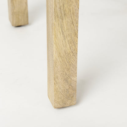 Mercana Candace Wooden Square Accent Table