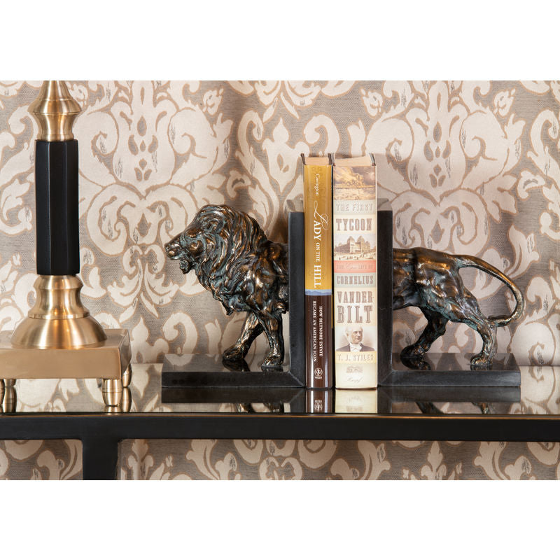 Wildwood Candlestick Cast Brass Finish Table Lamp