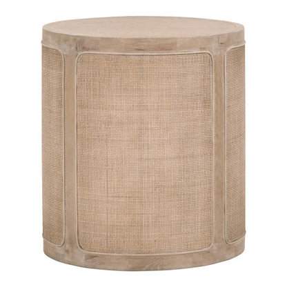 Cane End Table Reclaimed Solid Wood Side Tables Sideboards and Things By Essentials For Living