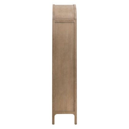 Cane Modern Styled Wooden Storage Bookcase