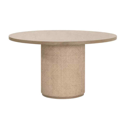 Cannes 54" Wooden Round Dining Table