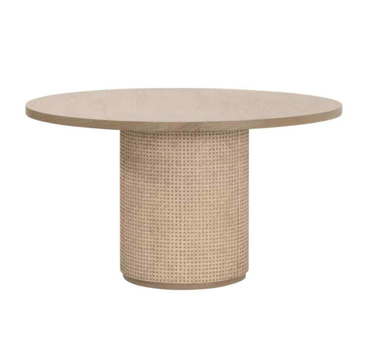 Cannes 54" Wooden Round Dining Table