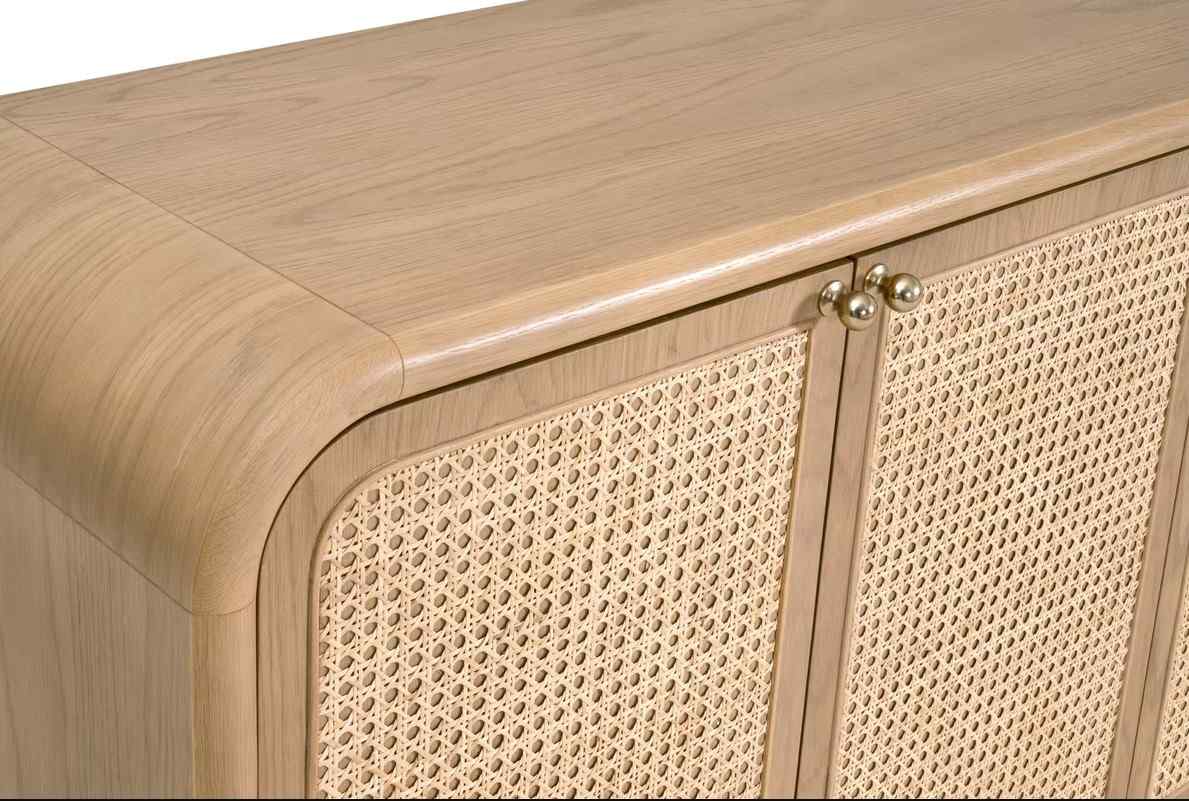 Cannes Four Doors Wood Sideboard