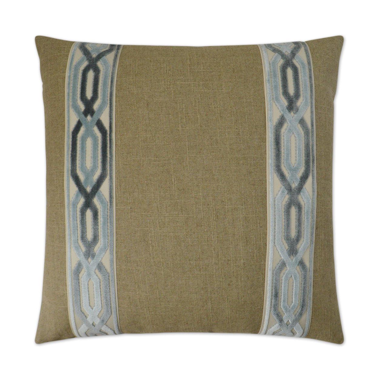 D.V. Kap Cannes Mist Grey Throw Pillow With Insert