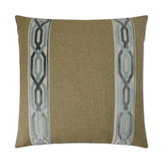 D.V. Kap Cannes Mist Grey Throw Pillow With Insert