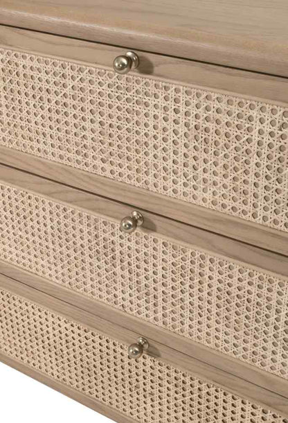 Cannes Six Drawers Wooden Double Dresser