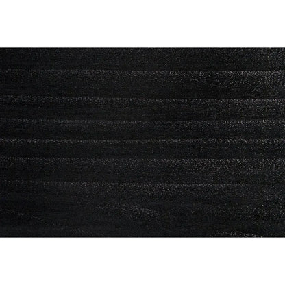 Cantilever Wood Black Oval Side Table