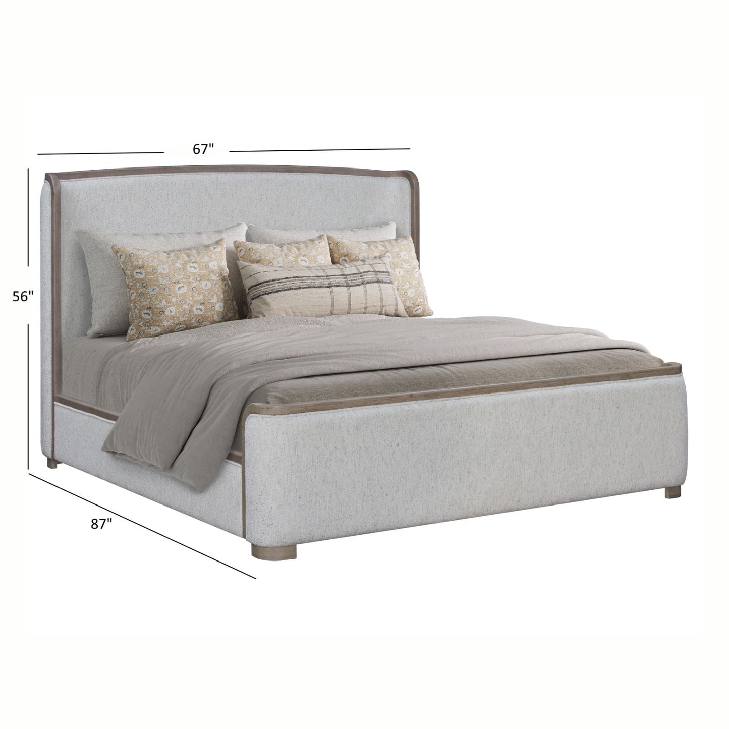 Palmetto Home Cape Fabric Warp Shelter Bedroom Set 5PC