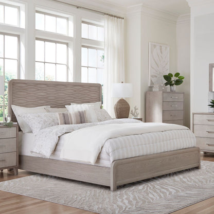 Palmetto Home Cape Wave Panel Wood Bed