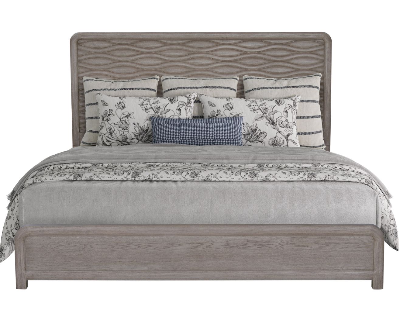 Palmetto Home Cape Wave Panel Wood Bed