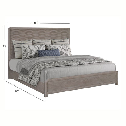 Palmetto Home Cape Wave Panel Wood Bed