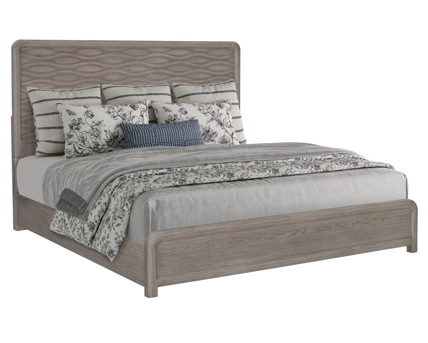 Palmetto Home Cape Wave Panel Wood Bed