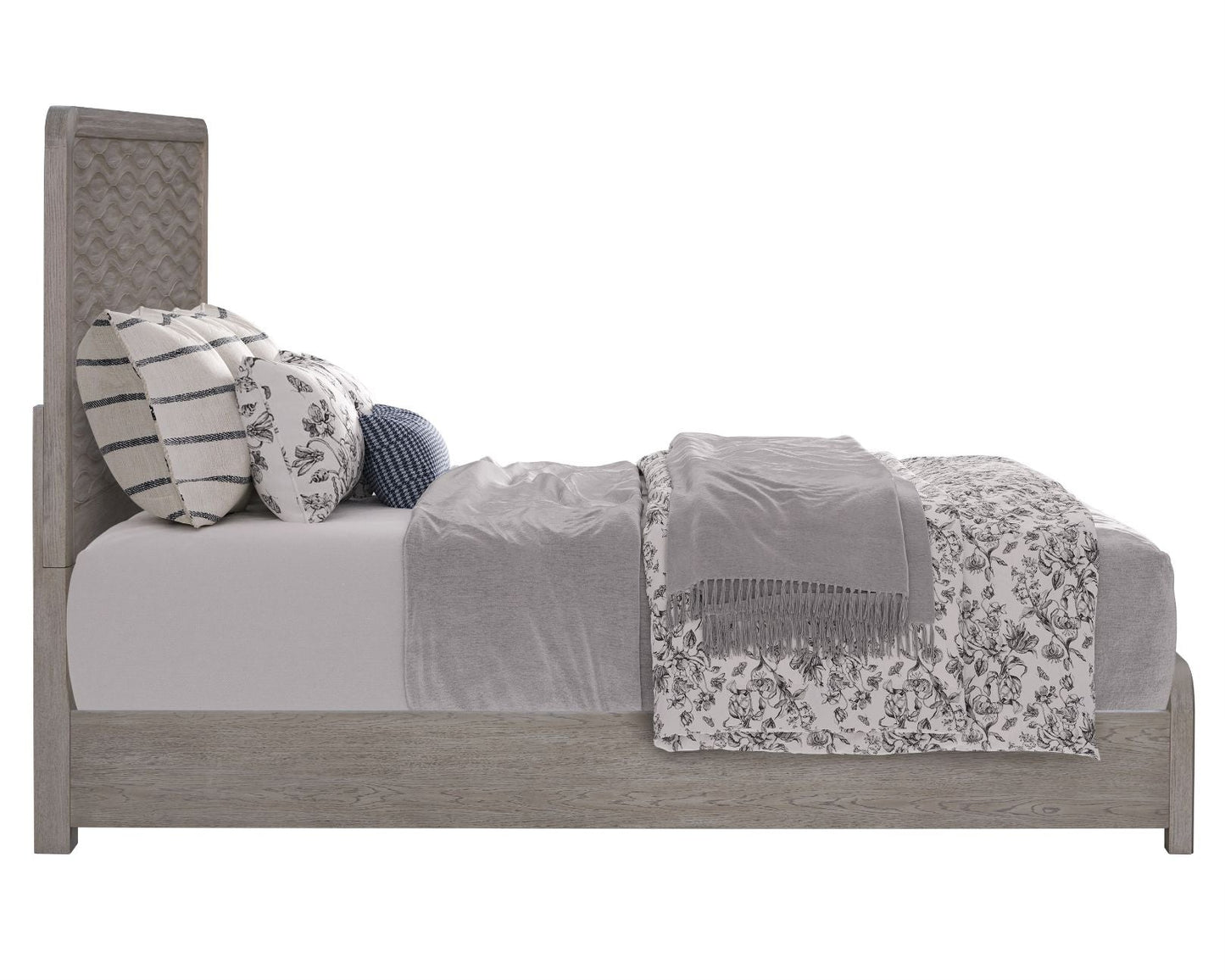 Palmetto Home Cape Wave Panel Wood Bedroom Set 6PC