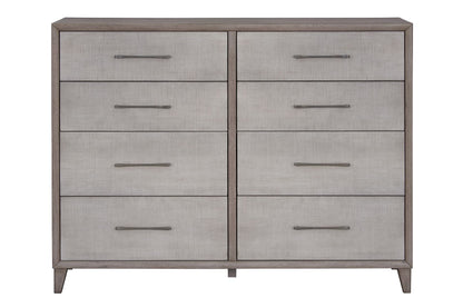Palmetto Home Cape Wave Panel Wood Bedroom Set 6PC