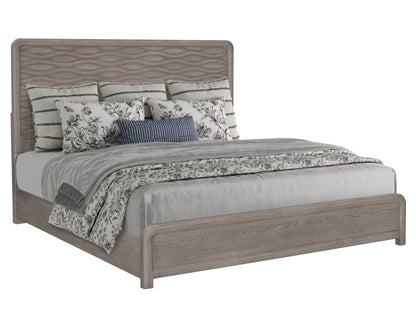 Palmetto Home Cape Wave Panel Wood Bedroom Set 6PC