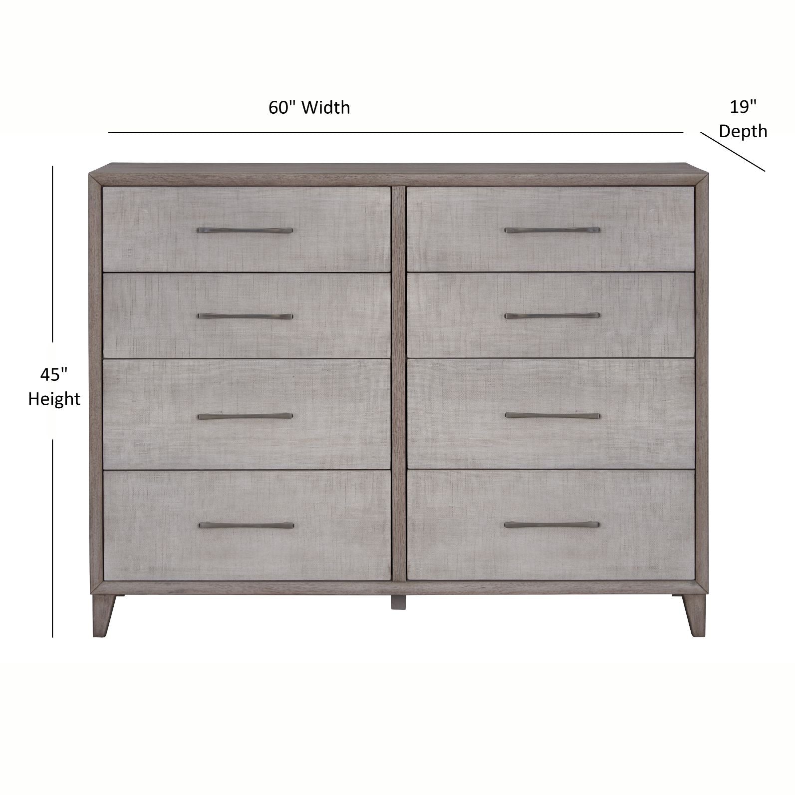 Palmetto Home Cape Wave Panel Wood Bedroom Set 6PC