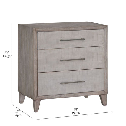 Palmetto Home Cape Wave Panel Wood Bedroom Set 6PC