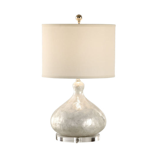 Wildwood Capiz Shell Bottle White Table Lamp