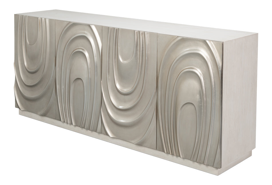 Sarreid Capriole Four Doors Wood Credenza