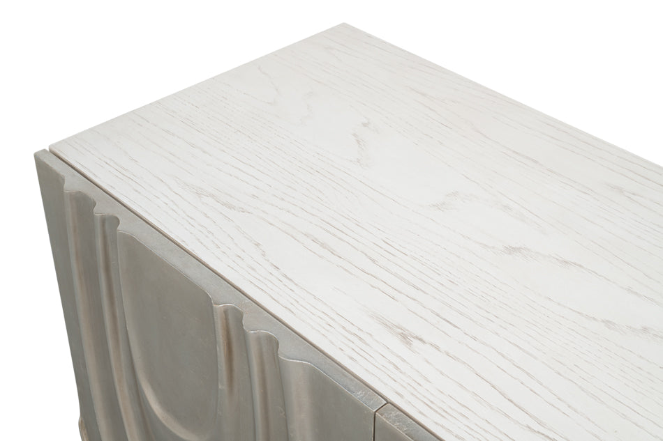 Sarreid Capriole Four Doors Wood Credenza