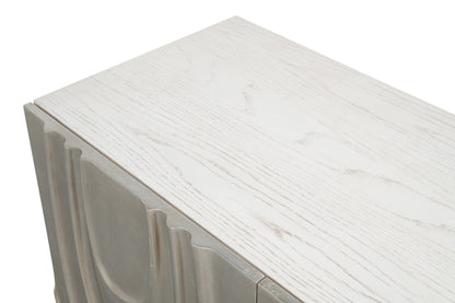 Sarreid Capriole Four Doors Wood Credenza