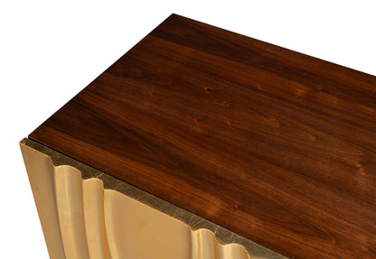 Sarreid Capriole Four Doors Wood Credenza