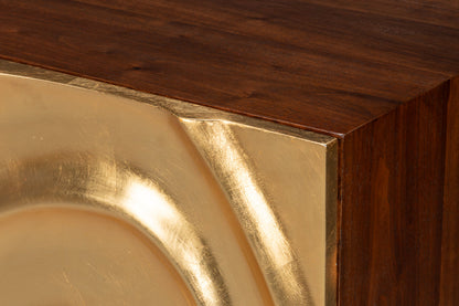 Sarreid Capriole Four Doors Wood Credenza