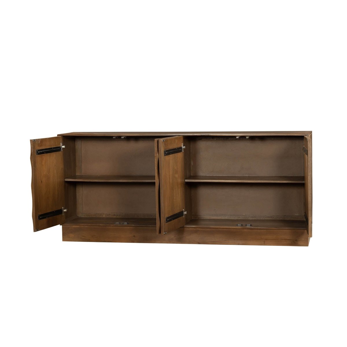 LH Home Caracol Wooden Brown Sideboard