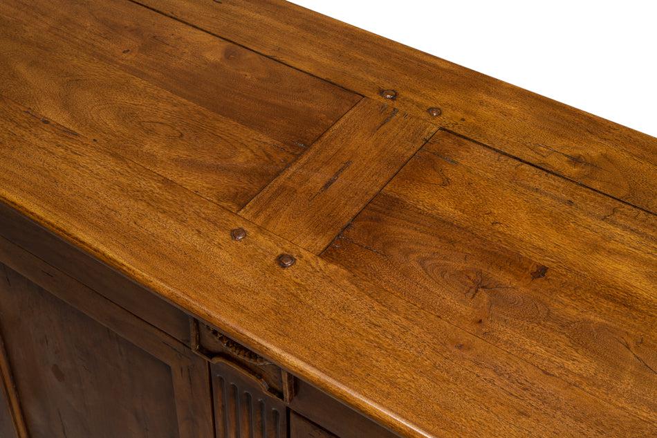 Caracole Credenza Fruitwood Cabinet for Living Room-Sideboards-Sarreid-LOOMLAN