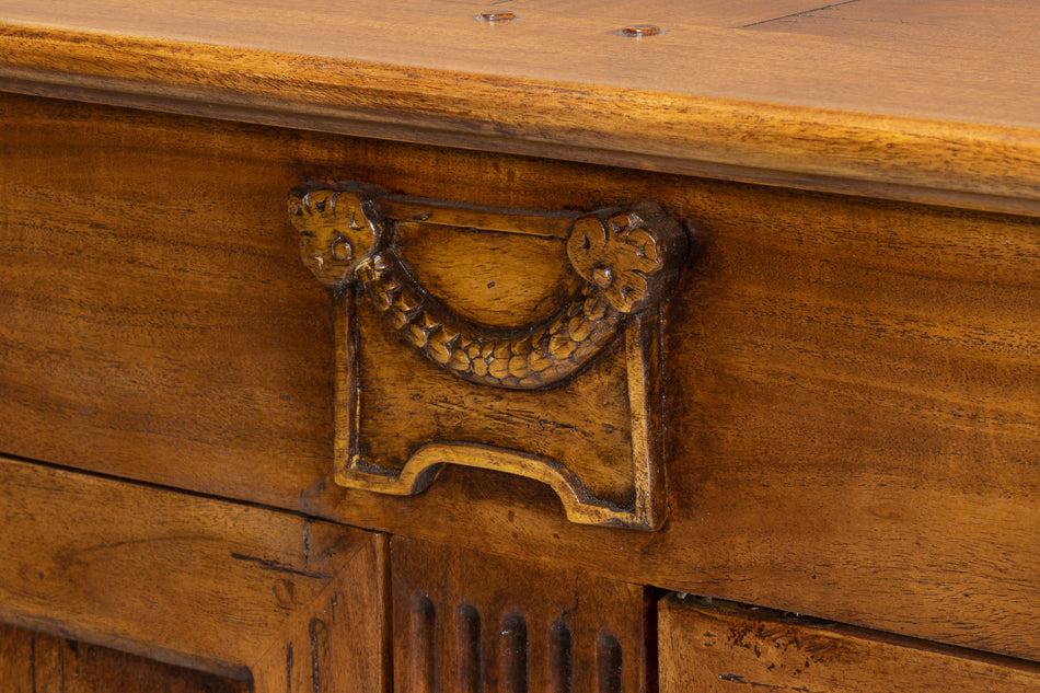 Caracole Credenza Fruitwood Cabinet for Living Room-Sideboards-Sarreid-LOOMLAN