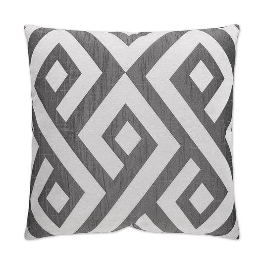 D.V. Kap Carat Grey Throw Pillow With Insert
