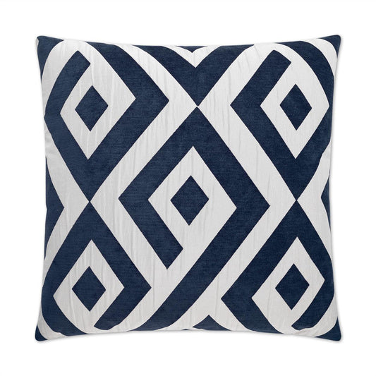 D.V. Kap Carat Navy Blue Throw Pillow With Insert