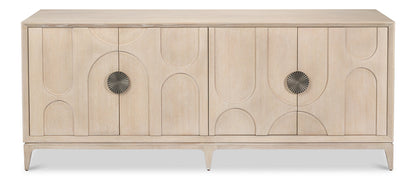 Sarreid Carillon Four Doors Wood Credenza