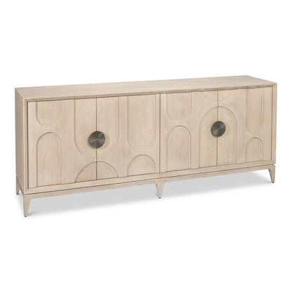 Sarreid Carillon Four Doors Wood Credenza