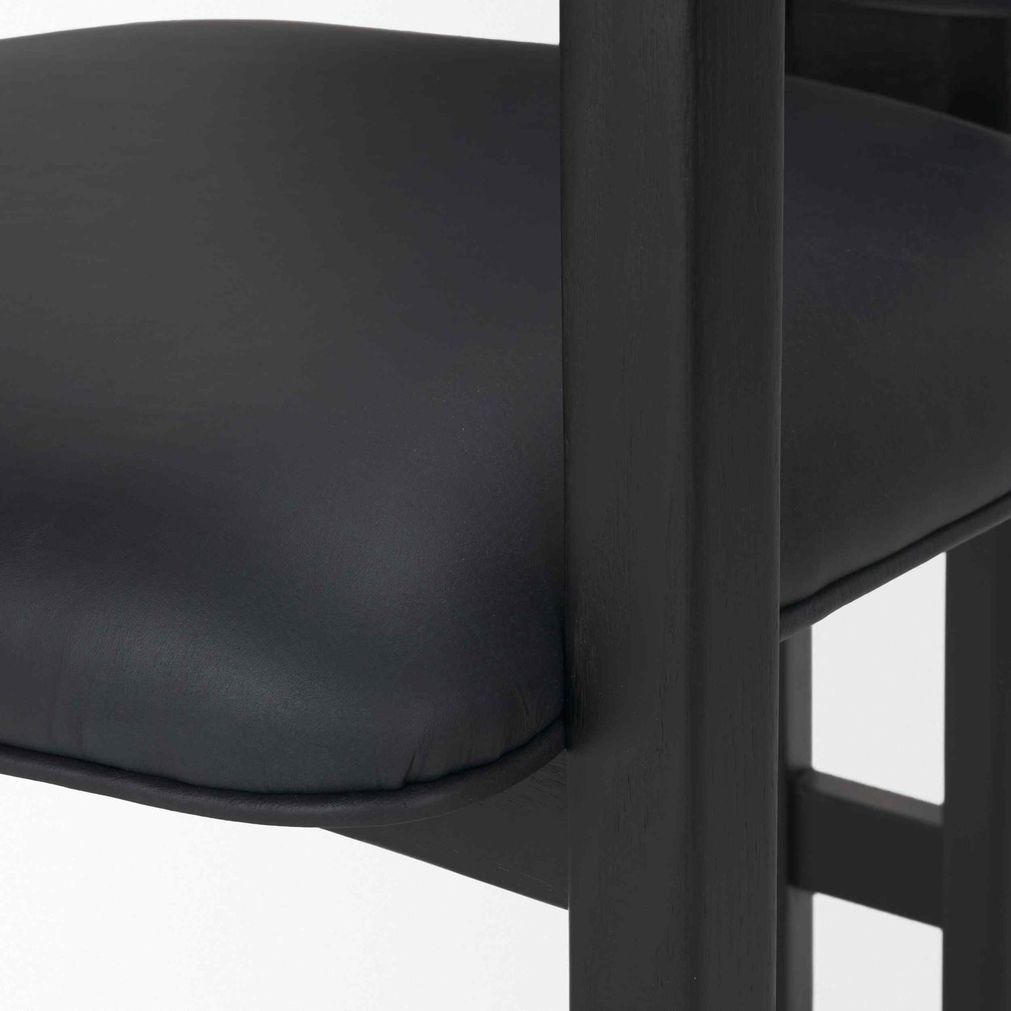 Mercana Carlisle Curved Back Leather Dining Armchair 2PC