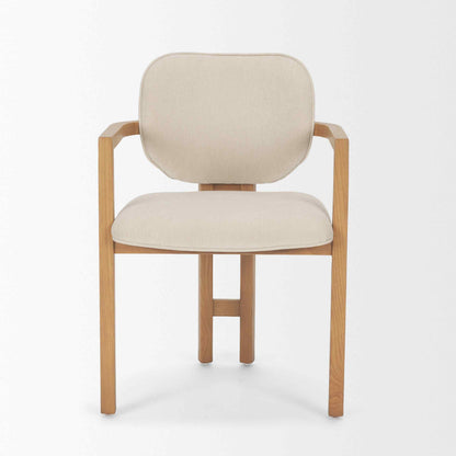 Mercana Carlisle Curved Back Leather Dining Armchair 2PC