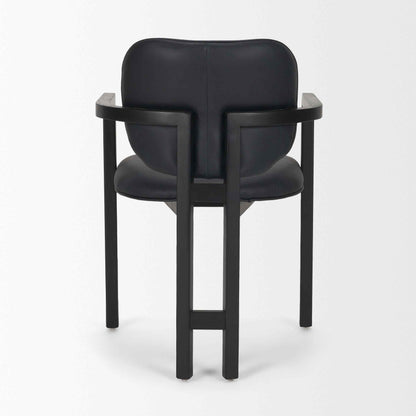 Mercana Carlisle Curved Back Leather Dining Armchair 2PC