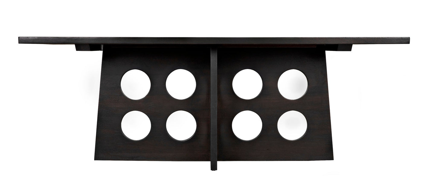 Carlo Dining Table, Ebony Walnut-Dining Tables-Noir-Sideboards and Things