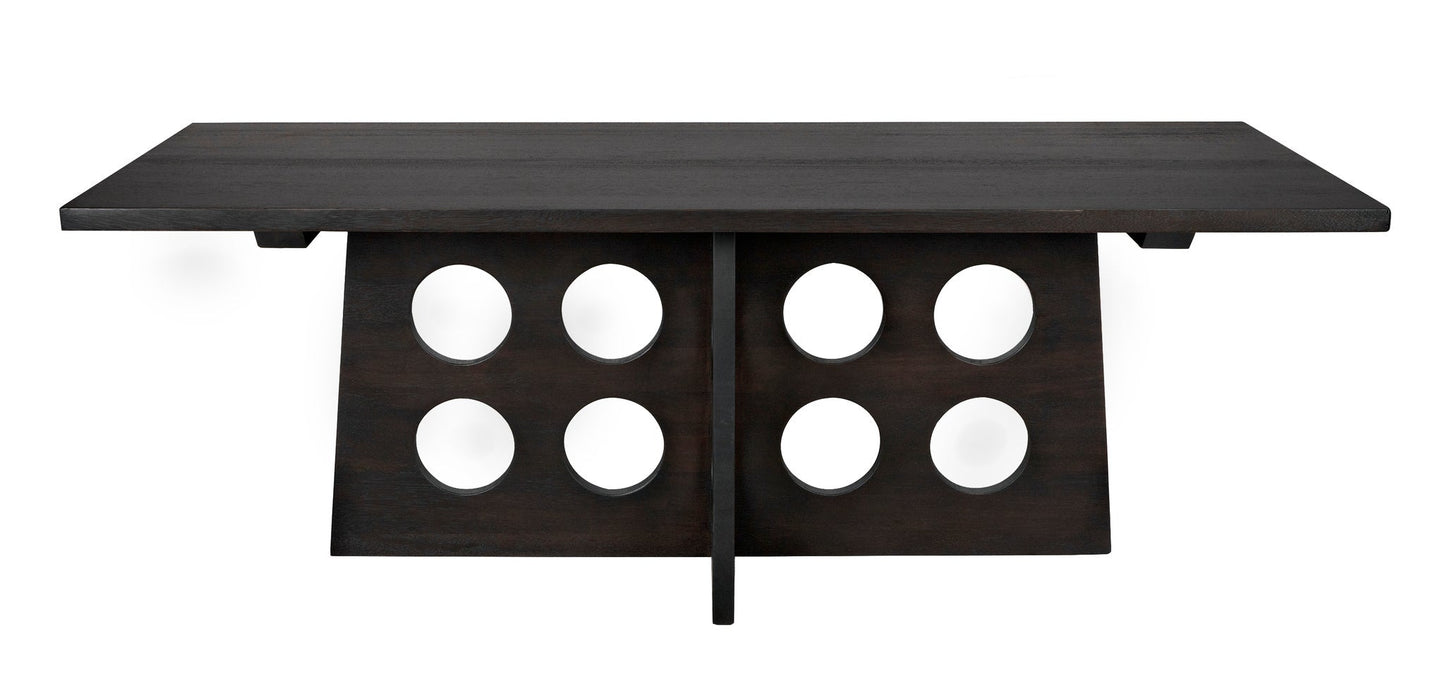 Carlo Dining Table, Ebony Walnut-Dining Tables-Noir-Sideboards and Things