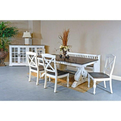 Carriage House Slat Back Bench Dining Benches Sideboards and Things By Sunny D