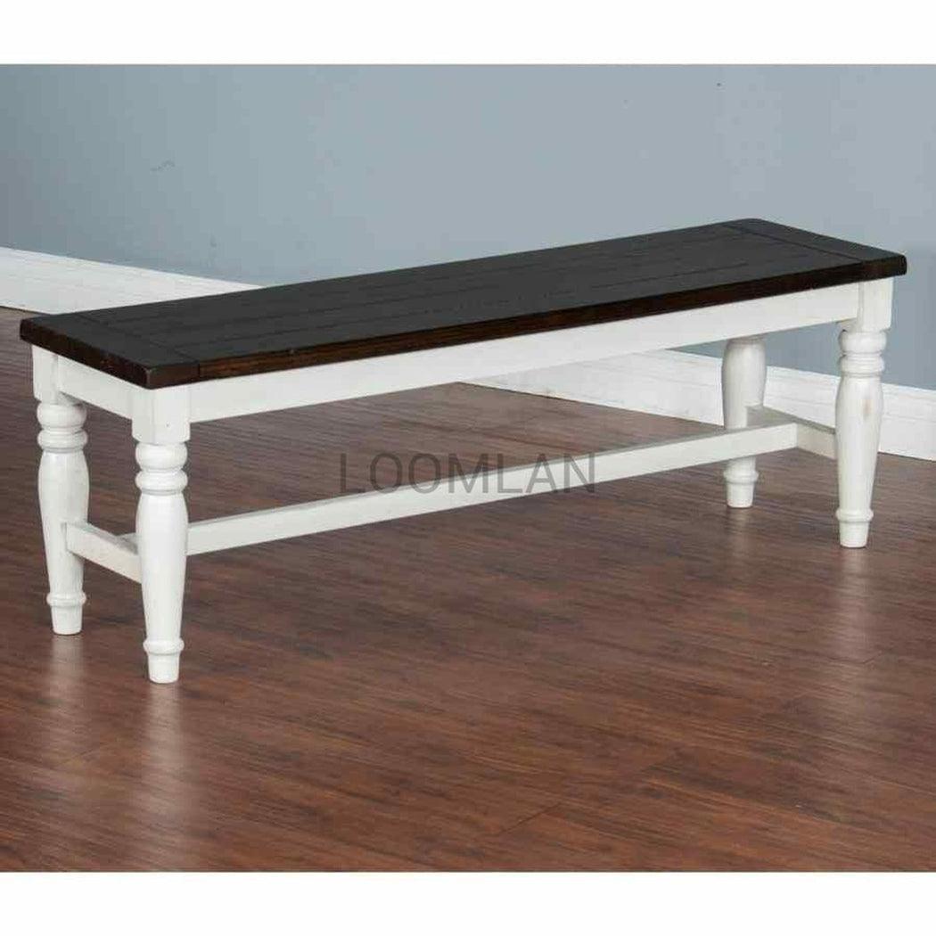 Carriage House Wood Bench Kitchen or Entryway Dining Benches Sideboards and Things By Sunny D