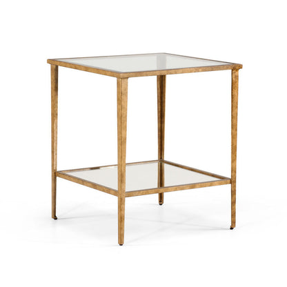 Chelsea House Carson Iron Framed Square End Table